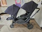 Duo kinderwagen ABC Zoom, Kinderen en Baby's, Kinderwagens en Combinaties, Gebruikt, Verstelbare duwstang, Ophalen, Kinderwagen