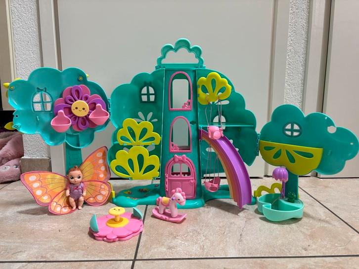 Baby Born Surprise Boomhut incl 1 minipopje, Kinderen en Baby's, Speelgoed | Overig, Zo goed als nieuw, Jongen of Meisje, Ophalen of Verzenden