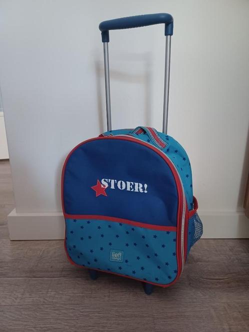 Lief! Trolley Stoer! reistrolley met wielen en handgreep, Sieraden, Tassen en Uiterlijk, Koffers, Gebruikt, Zacht kunststof, Minder dan 50 cm
