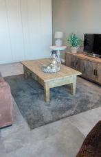 Oud teak -Old teak salontafel, Zo goed als nieuw, Minder dan 50 cm, Rechthoekig, 50 tot 100 cm