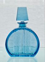 Art Deco Boheemse kristal likeur/brandy/whisky karaf blauw, Antiek en Kunst, Ophalen of Verzenden
