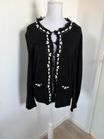 Zwart Oui Moments vest - maat 46, Kleding | Dames, Ophalen of Verzenden, Zo goed als nieuw, Maat 46/48 (XL) of groter, Zwart