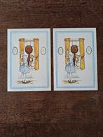 2 ansichtkaarten  Holly Hobbie ongelopen, Ophalen of Verzenden, 1980 tot heden, Ongelopen, Kinderen