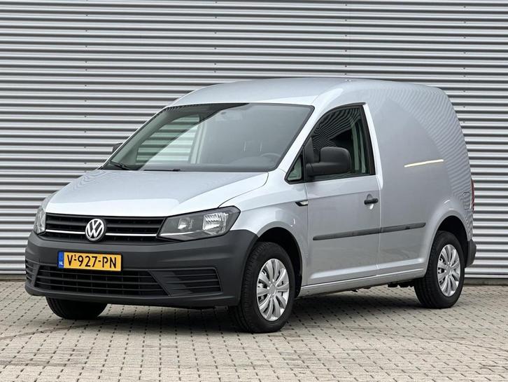 Volkswagen Caddy 2.0 TDI L1 Leder|Cruise|Trekhaak|Zilver Tre, Auto's, Bestelauto's, Bedrijf, Te koop, ABS, Airbags, Airconditioning