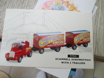 modelauto 1:50 scammell Corgi 97915 met 2 aanhangers beschikbaar voor biedingen