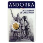 2 euro Andorra 2022 - Karel de Grote (CoinCard), Postzegels en Munten, Munten | Europa | Euromunten, 2 euro, Setje, Ophalen of Verzenden