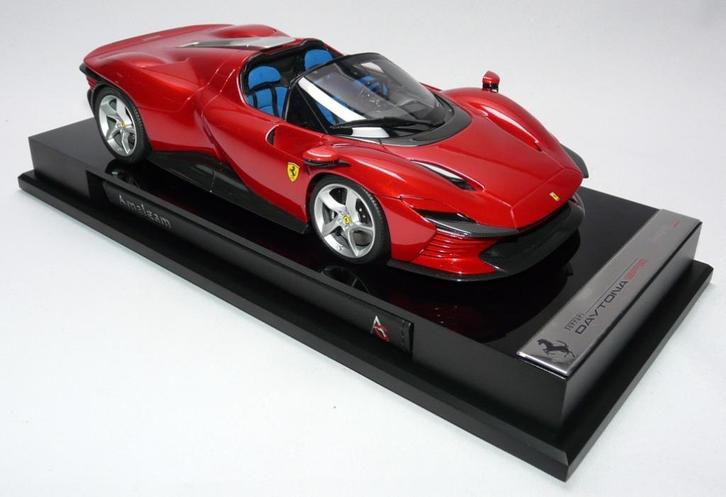 Ferrari Icona Daytona SP3 Rood 1:18 van Amalgam, Hobby en Vrije tijd, Modelauto's | 1:18, Nieuw, Auto, Overige merken, Ophalen of Verzenden