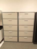 Metalen archiefkast met lades, Huis en Inrichting, Kasten | Roldeurkasten en Archiefkasten, Ophalen, Gebruikt, 25 tot 50 cm