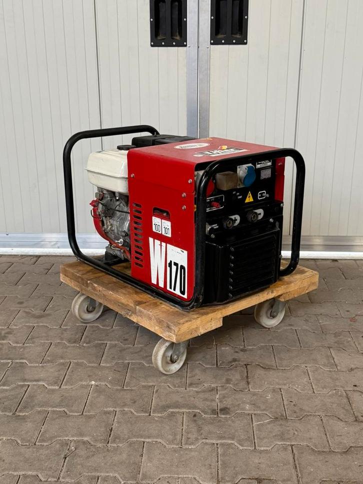 Pramac W170 lasaggregaat aggregaat lasgenerator, Doe-het-zelf en Verbouw, Gereedschap | Lasapparaten, Gebruikt, Elektroden, 150 tot 250 ampère
