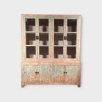 Ibiza India chinese gepatineerde buffetkast olmhout, 200 cm of meer, Ophalen of Verzenden, Zo goed als nieuw, 5051CM