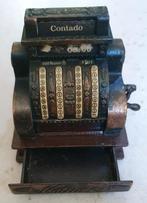 Vintage miniatuur gegoten metalen kassa puntenslijper, Ophalen of Verzenden