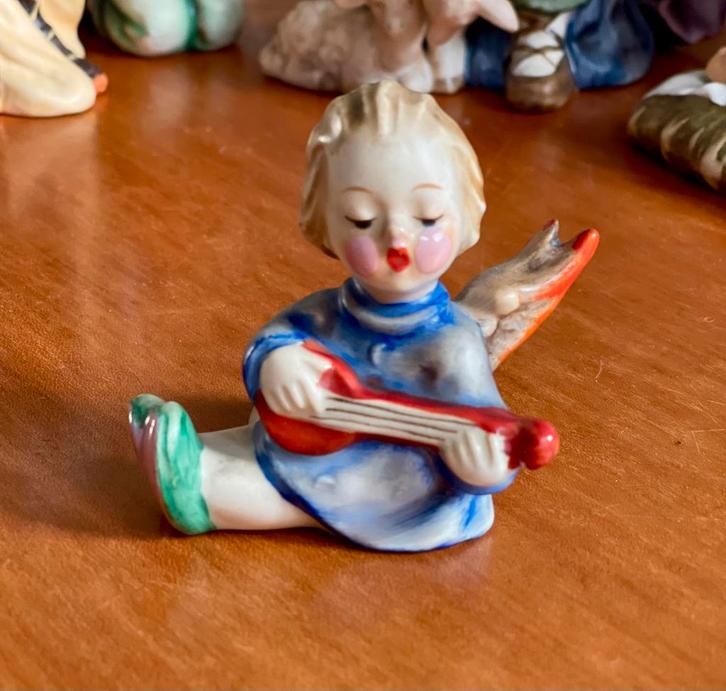 Engel met gitaar Hummel/Goebel, Verzamelen, Beelden en Beeldjes, Zo goed als nieuw, Hummel, Ophalen of Verzenden