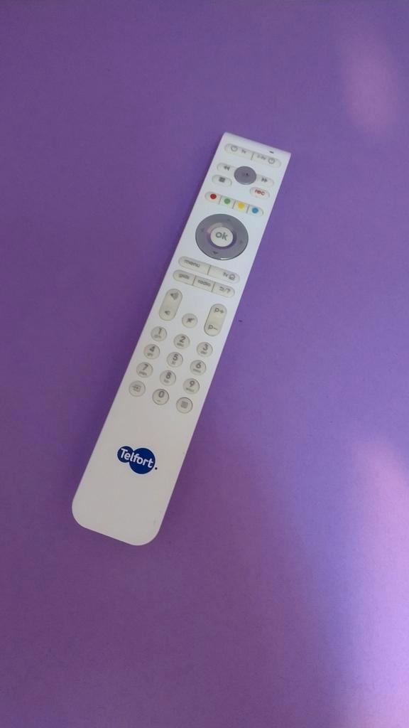 Kpn Telfort witte afstandsbediening, Audio, Tv en Foto, Afstandsbedieningen, Zo goed als nieuw, Origineel, Ophalen of Verzenden