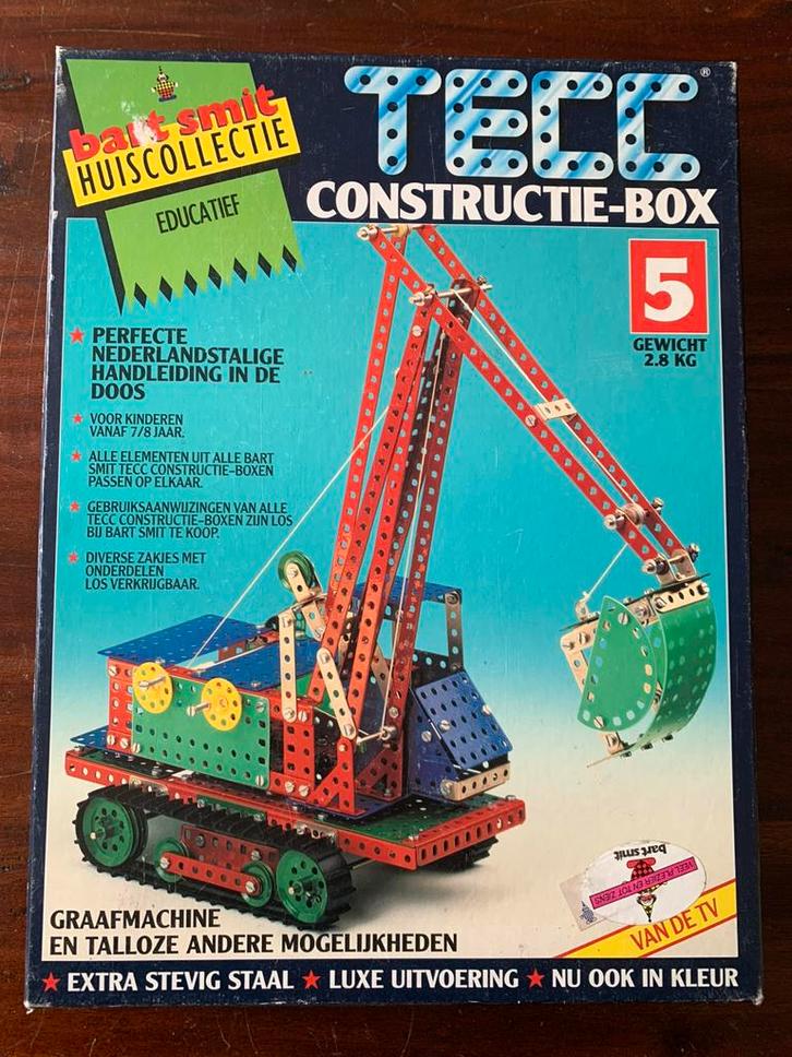 TECC Constructiebox- 5 graafmachine Bart Smit, Kinderen en Baby's, Speelgoed | Bouwstenen, Zo goed als nieuw, Overige merken, Ophalen