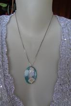 ketting met mooie hanger Franklin Mint [786], Met hanger, Verzenden, Zo goed als nieuw, Zilver