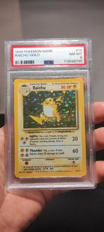 Raichu Baseset PSA 8, Ophalen of Verzenden, Zo goed als nieuw, Losse kaart, Foil