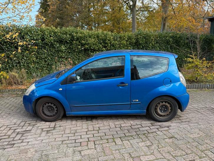 Citroën C2 VTR 1.4 I 2006 Blauw, Auto's, Citroën, Particulier, C2, Airconditioning, Climate control, Regensensor, Sportstoelen