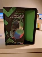 Gaming Headset met Microfoon & LED Verlichting, Ophalen of Verzenden, Nieuw