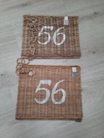 Riviera maison rattan placemats onderzetters, Ophalen, Zo goed als nieuw, Bord