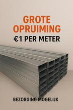 U- & C-profielen 3 meter – €1 per meter – Opruiming, Ophalen of Verzenden, Nieuw
