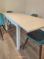tafel en 4 stoelen., Huis en Inrichting, Bureaus, Ophalen, Zo goed als nieuw
