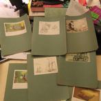 oude schoolspullen 60er jaren schriften, potloden,rekenblad, Verzenden