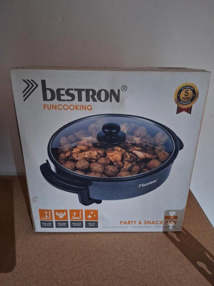 Bestron Snack & Hapjes Pan, Witgoed en Apparatuur, Frituurpannen, Nieuw, 2 tot 3 liter, Uitneembare binnenpan, Ophalen of Verzenden