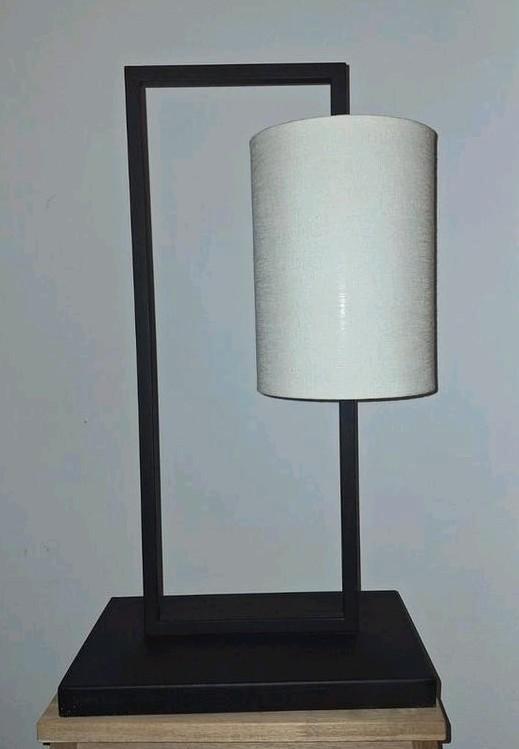 Stijlvolle Schemerlamp Atmooz by Charrell, Huis en Inrichting, Lampen | Tafellampen, 50 tot 75 cm, Metaal, Stof, Ophalen