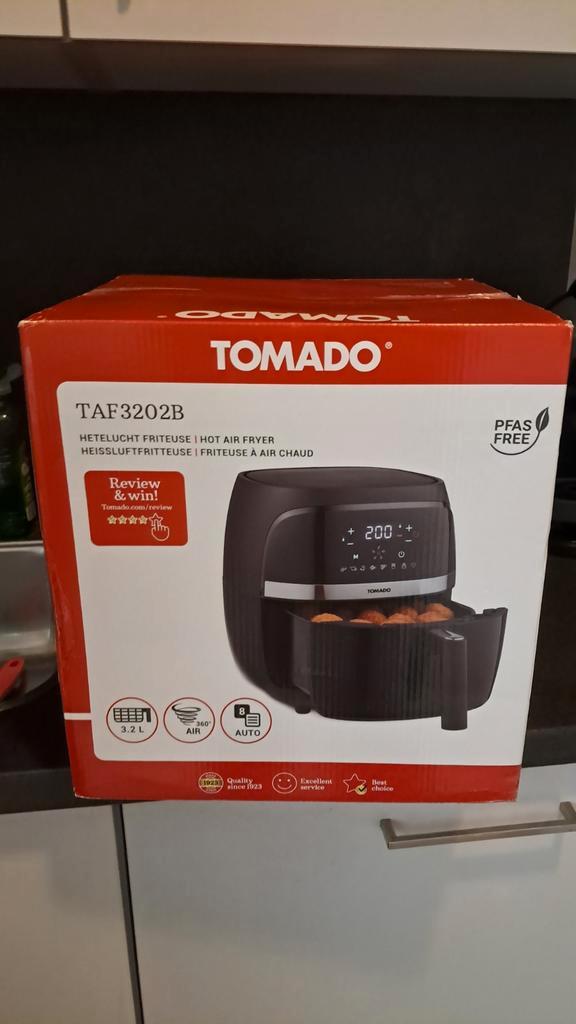 Tomado TAF3202B, Witgoed en Apparatuur, Frituurpannen, Nieuw, 4 liter of meer, Ophalen