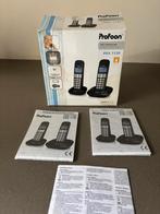 Profoon Draadloze Telefoonset PDX-1120, Ophalen of Verzenden, Gebruikt, 2 handsets
