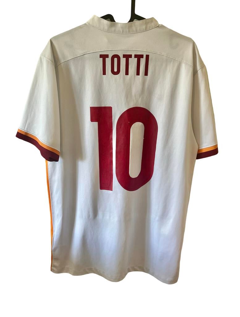Authentiek Totti shirt AS Roma M, Ophalen of Verzenden, Gebruikt, Shirt