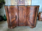 Antiek dressoir, wandconsole, commode met marmeren blad, Ophalen