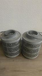 Leuke set windlicht, Huis en Inrichting, Woonaccessoires | Kandelaars en Kaarsen, Ophalen, Zo goed als nieuw, Overige materialen