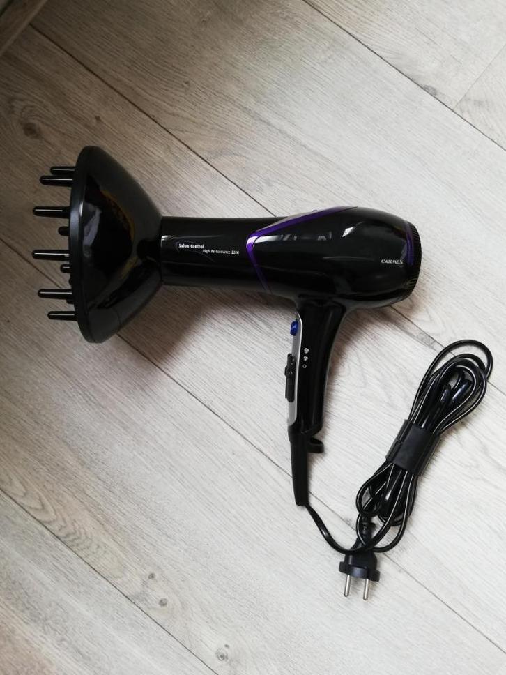 Carmen föhn met diffuser, Witgoed en Apparatuur, Persoonlijke-verzorgingsapparatuur, Zo goed als nieuw, Haarverzorging, Ophalen