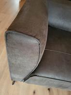 Xooon Lederen Bank Donkergrijs - 2/3-zits - Perfecte Staat!, Huis en Inrichting, Banken | Bankstellen, Ophalen, Rechte bank, Modern