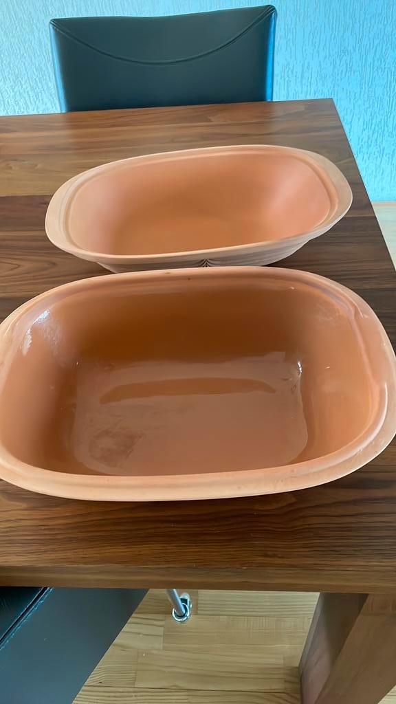 Römertopf stoofpot (ongebruikt), Huis en Inrichting, Keuken | Potten en Pannen, Zo goed als nieuw, Ophalen