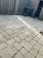 Tuintegels 25 m2 +-, Tuin en Terras, Ophalen, Gebruikt, Beton, Terrastegels
