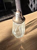 Vintage suikerstrooier met zilveren deksel, Ophalen of Verzenden