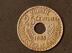 25 centimes 1933 Tunesië, Ophalen of Verzenden, Overige landen