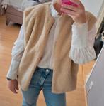 Nieuw: Teddy Gilet one size van Eighty9, Kleding | Dames, Maat 38/40 (M), Beige, Nieuw, Ophalen of Verzenden