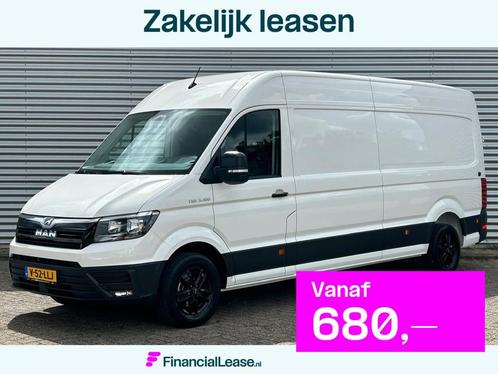 MAN TGE 3.180 180PK L4H3 Automaat Lichtmetalen velgen Camera, Auto's, Bestelauto's, Bedrijf, Lease, Financial lease, ABS, Airconditioning
