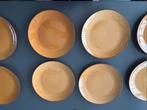 8 Bruine Borden van Xenos, Ophalen, Zo goed als nieuw, Bord(en), Effen