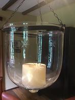 Mooie gave glazen eierlamp voor kaars, Ophalen of Verzenden, Zo goed als nieuw, Overige materialen, 25 tot 50 cm