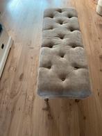 Brocante bankje. Kleur Taupe, Ophalen, Minder dan 50 cm, Gebruikt, 100 tot 125 cm