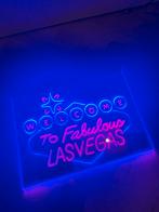 Fabulous Las Vegas neon lichtbord, 30x40 cm, nieuw!, Ophalen of Verzenden, Nieuw