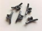 Lego 5 stuurtjes donker grijs, Ophalen of Verzenden, Nieuw, Losse stenen, Lego