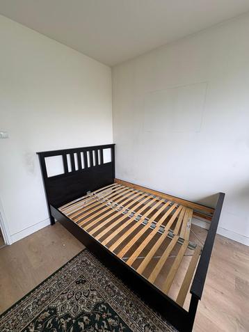 IKEA zwart houten bed
