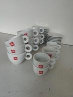 Illy Koffie Kopjes + Espresso Kopjes met Schotels, Ophalen, Gebruikt, Keramiek, Effen