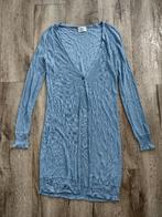 Prachtig lang blauw vest van Sathia, maat 44. Michela Rubini, Kleding | Dames, Blauw, Onb, Maat 42/44 (L), Ophalen of Verzenden
