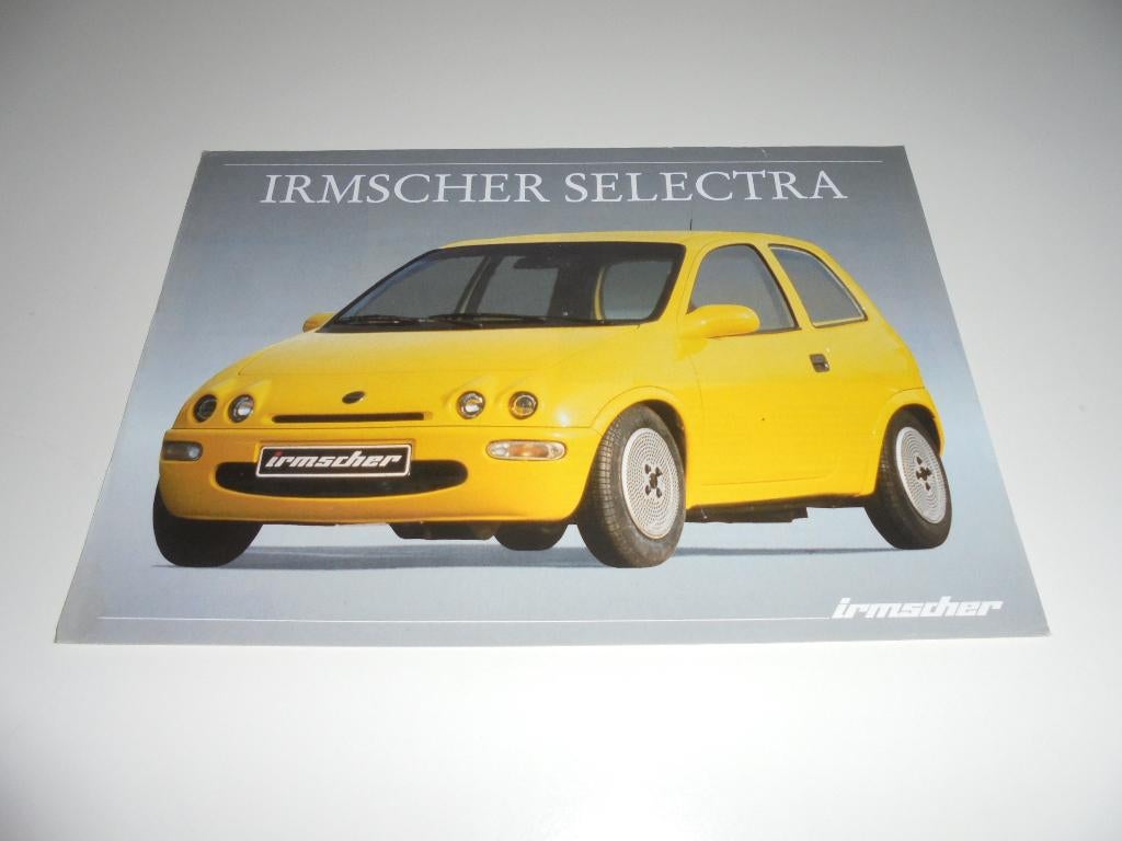 leaflet Irmscher Selectra  1994, Ophalen of Verzenden, Zo goed als nieuw, Overige merken
